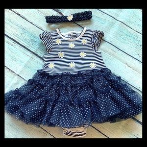 LITTLE ME Daisy Tulle Dress